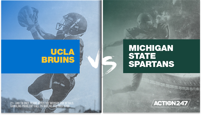 UCLA Bruins vs Michigan State Spartans. NCAAF Betting Prediction